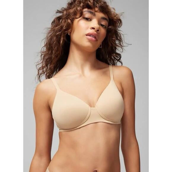 Soma Embraceable, Enchanting Lace, Demi Bra 36DD Underwire Adjustable Strap Nude - Picture 1 of 4